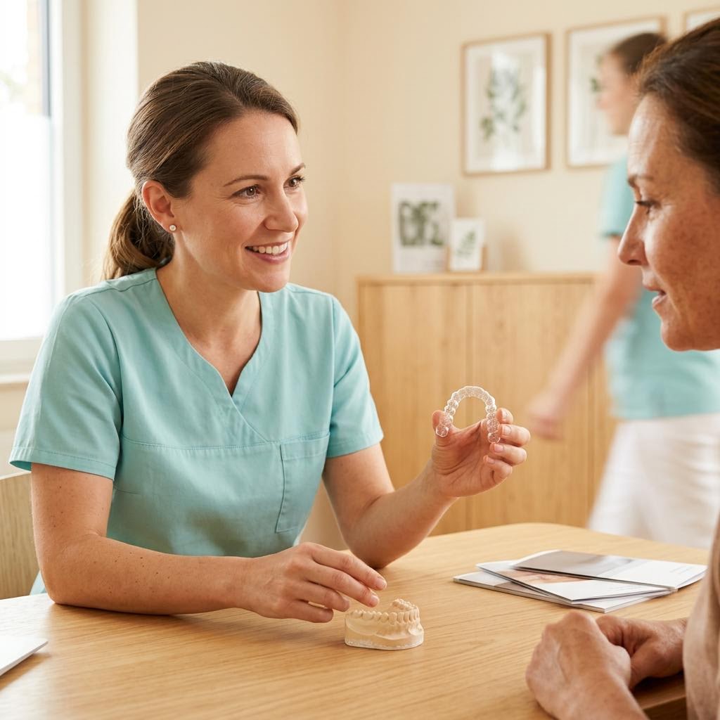 Kieferorthopädische Planung einer Aligner-Behandlung