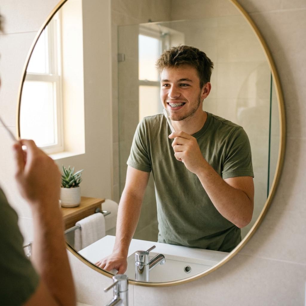 Brackets richtig pflegen: Mundhygiene bei einer festen Zahnspange