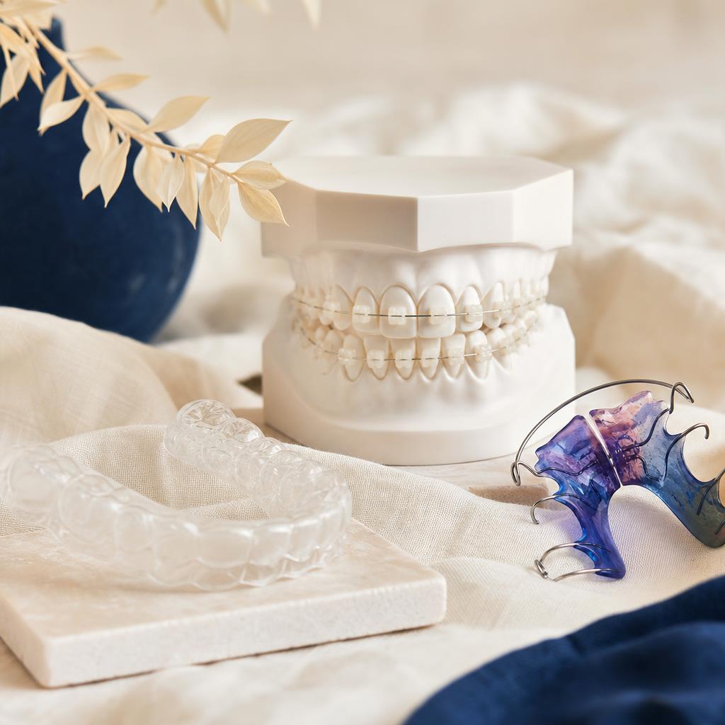 Zahnspangen & Aligner — Aligner, Brackets und lose Zahnspange